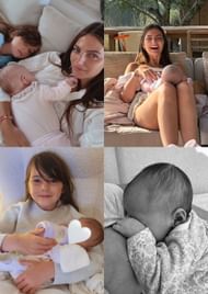 Kelly Piquet celebrates her baby Lily's 100 days of birth (@kellypiquet on Instagram)